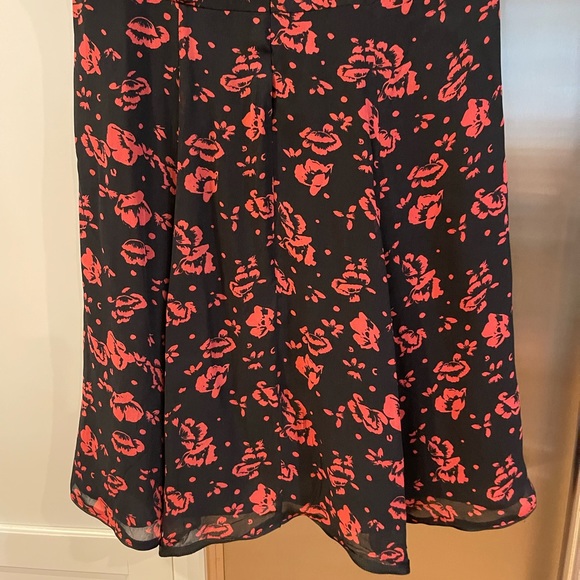All Saints Floral and Black Dress Size 6 - Picture 6 of 8